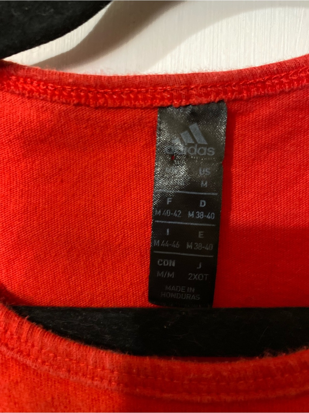 adidas Red Women's Tank with Stars Logo - Picture 2 of 3